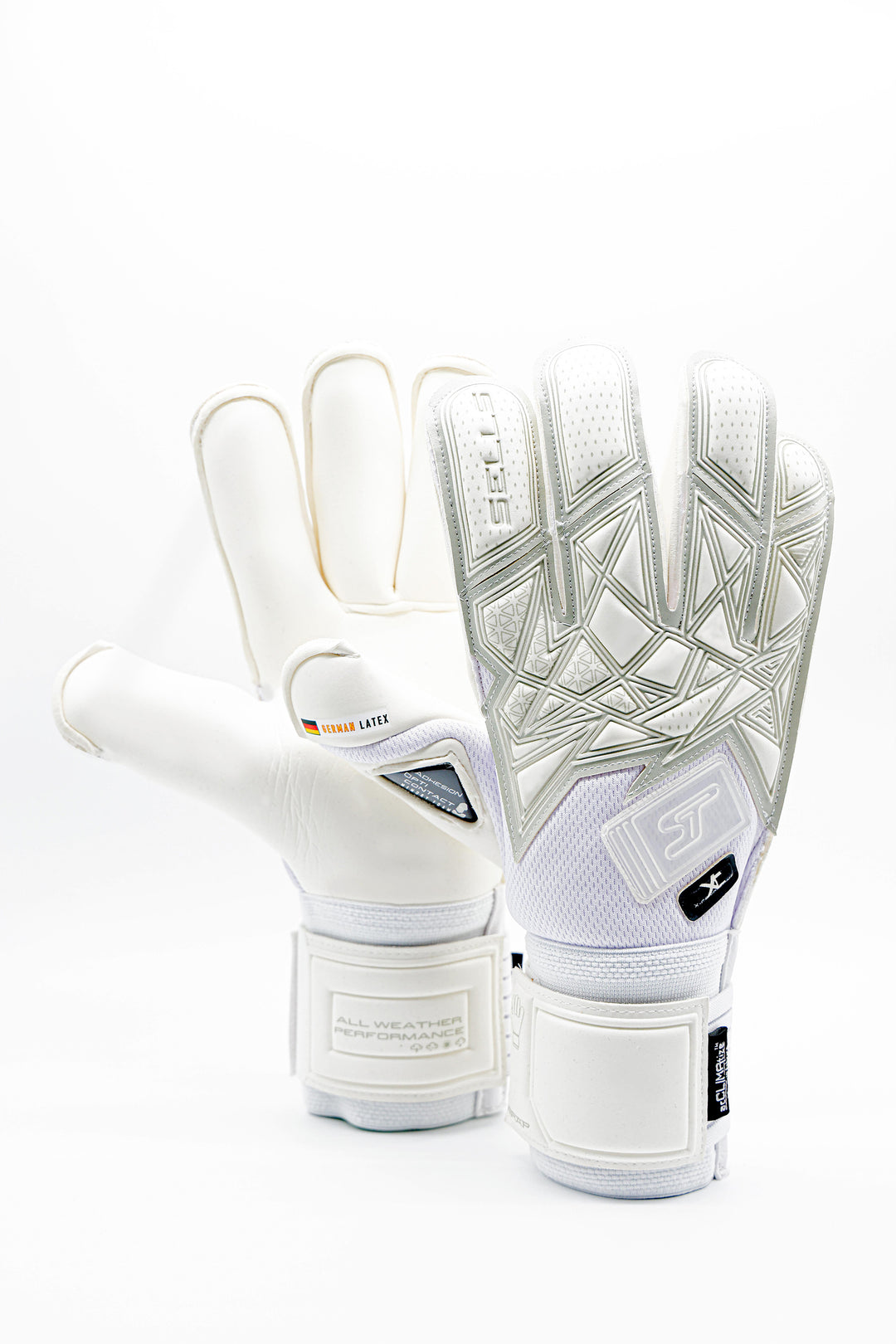その他 SELLS Total Contact Elite Aqua Campione Sells Goalkeeper Gloves Wrap Elite Aqua Campione - White/Black